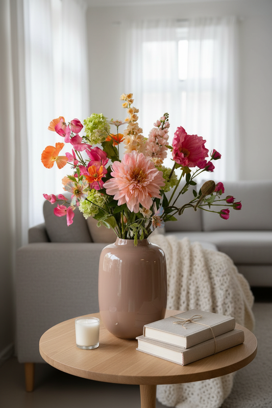 Hoe style je kunstbloemen in je interieur?