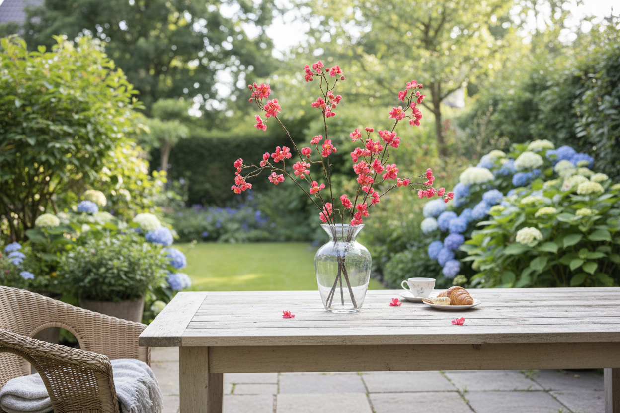 Bloesemtakken buiten