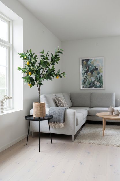 Citroenboom in interieur