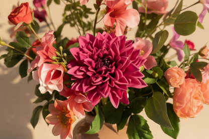 Close-up van het boeket