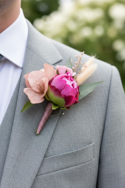 Corsage op pak
