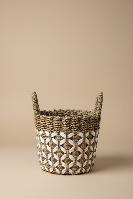 Decoratieve mand studio foto