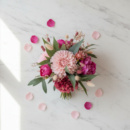 Flat lay marble