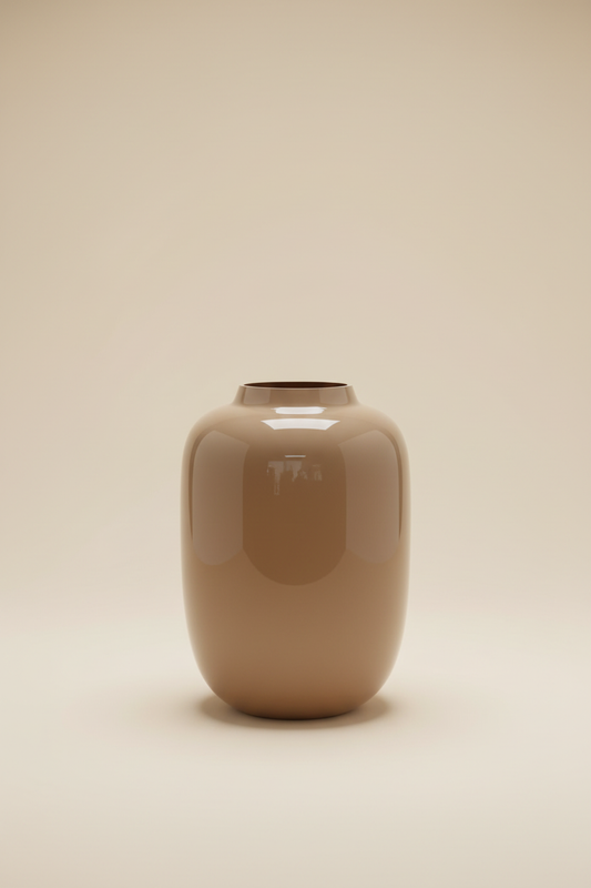 Glazen vaas studio foto