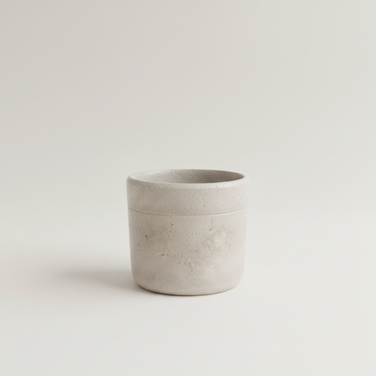 Grote betonnen pot studio