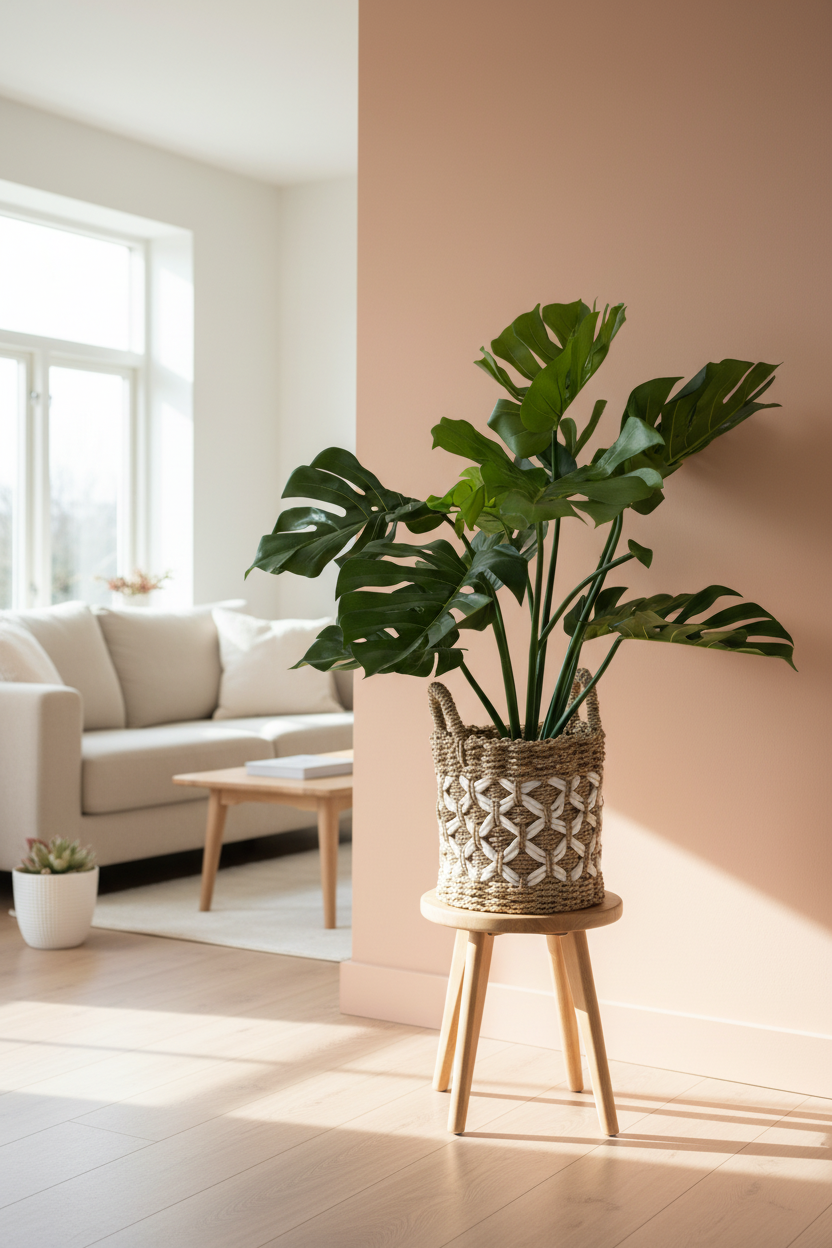 Monstera in interieur