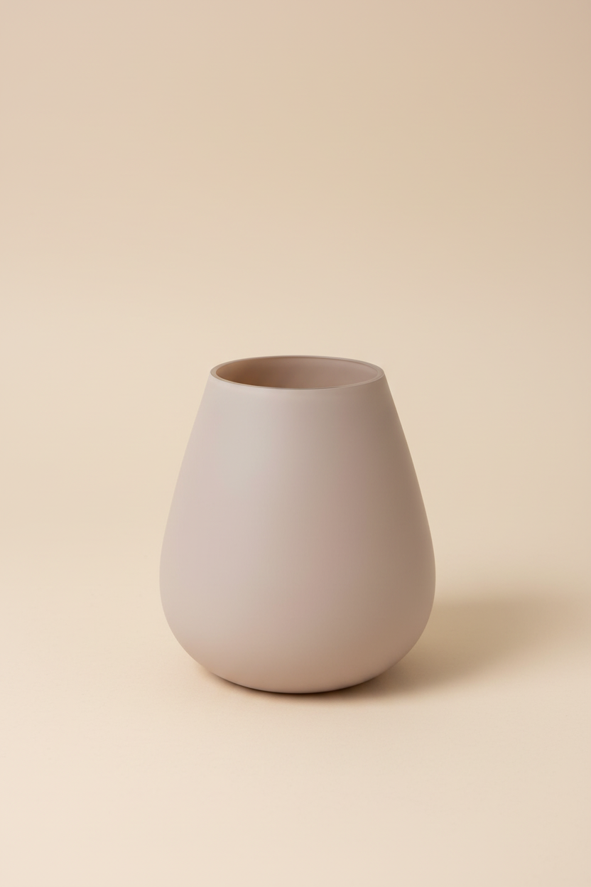 Roze vaas studio foto