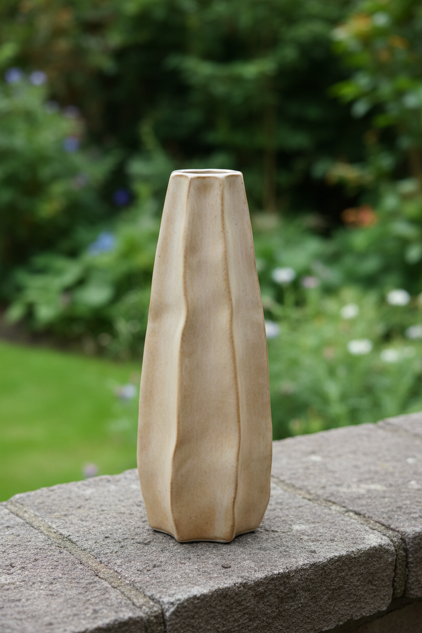 Slanke vaas buiten