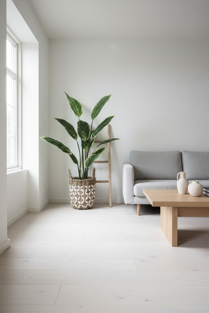 Tropische plant in interieur