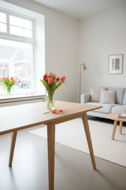 Tulpenboeket in interieur